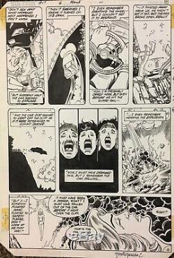 Teen Titans #17 p. 16- original page by George Perez