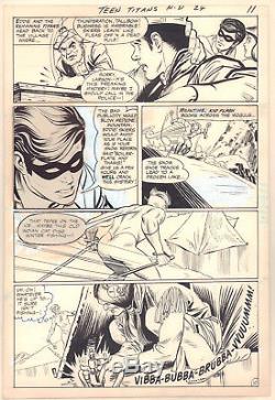 Teen Titans #24 p. 10 Robin & Kid Flash 1969 art by Gil Kane & Nick Cardy