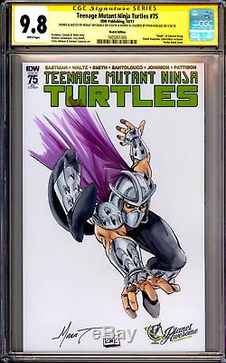 Teenage Mutant Ninja Turtles #75 CGC SS 9.8 Shredder Sketch by Marat Mychaels