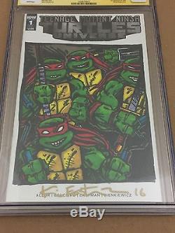 Teenage Mutant Ninja Turtles Original Sketch Kevin Eastman CGC 9.8! All 4 TMNT