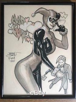 Terry Dodson ORIGINAL ART Harley Quinn Joker Mad Love DC