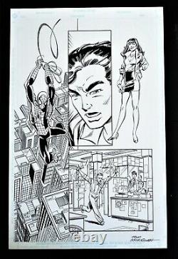 The Amazing Spider-Man V2 Page Promo Original Art Spiderman MJ & JJJ John Byrne