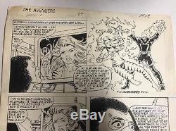 The Avengers #250 Page 16 1984 Al Milgrom/joe Sinnott Original Art Ghost Rider