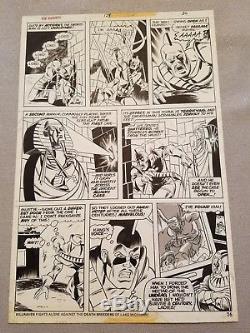 The Avengers Art by Sal Buscema, Pg. 26, ISSUE 129 ORIGINAL COMIC ART1974