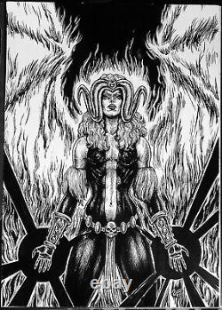 The Black Enchantress #6 Special Variant original art cover