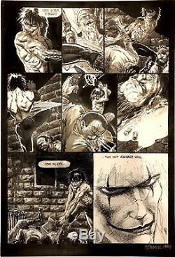 The Crow Comic (Death) Original Art James Obarr