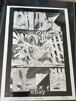 The Dreaming Bilquis Evely 17 Page 15 Original Art Inks Sandman Universe 11x17