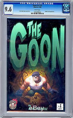 The Goon #1 Cgc 9.6 Eric Powell Original Story Cover & Art Albatross 2002