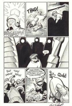 The Goon #12 p. 20 2005 Signed art by Eric Powell