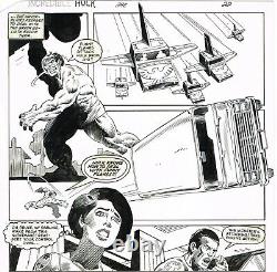 The Incredible Hulk 298 page 17 original comic art Sal Buscema, Gerry Talaoc
