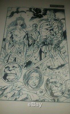 The Incredible Hulks Chaos War Original Comic Book Page Art Inks #619 Pg. 13