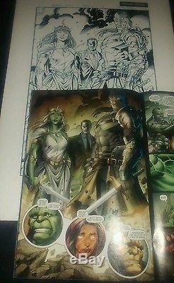 The Incredible Hulks Chaos War Original Comic Book Page Art Inks #619 Pg. 13