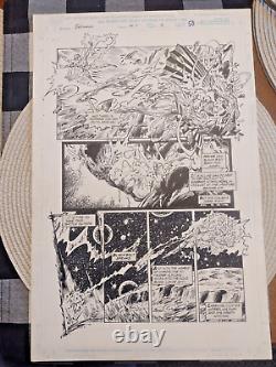 The Inhumans The Great Refuge #1 Original Art (R Brown & R Garcia) Black Bolt