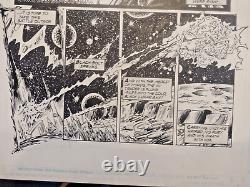 The Inhumans The Great Refuge #1 Original Art (R Brown & R Garcia) Black Bolt