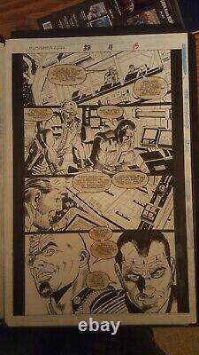 The Punisher 2099 Original Comic Book Art issue 33 page 15