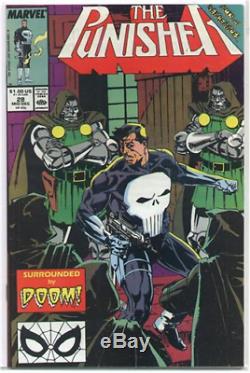 The Punisher #28 Vs Dr. Doom Original Art 1989 Acts Of Vengeance / Bill Reinhold