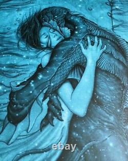 The Shape of Water Movie Poster James Jean Art Print Guillermo Del Toro prada