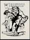 The Werewolf 3 D Poster Art By Neal Adams Vtg Dynamite Magazine, 1979