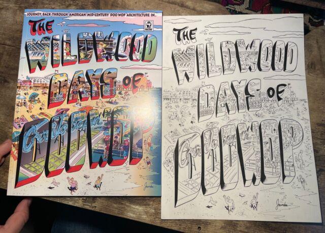 The Wildwood Days Of Doo Wop Original Comic Art Cover + Signed Book! Wow