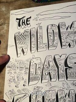 The Wildwood Days of Doo Wop Original Comic Art Cover + Signed book! Wow