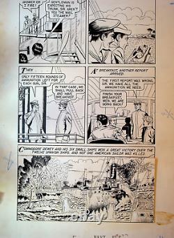 The World Around Us #10 Original Comic Art Illustrated Story of the Navy Page 33