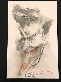 The joker (Batman antagonist) Bill Sienkiewicz sketch very big size