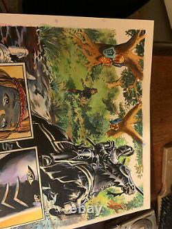 Thomas YEATES Signed, Michael KALUTA Painted ORIGINAL COMIC ART Outlaw Prince