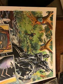 Thomas YEATES Signed, Michael KALUTA Painted ORIGINAL COMIC ART Outlaw Prince