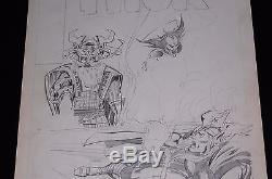 Thor #180 Prelim Cover 1970 Neal Adams Signed Original Marvel Comic Art