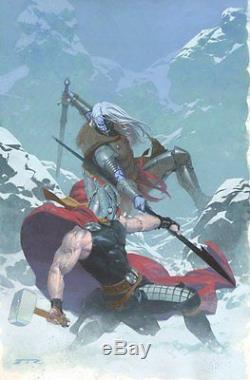 Thor God of Thunder #16 Painted Cover Malekith the Accursed art by Esad Ribic