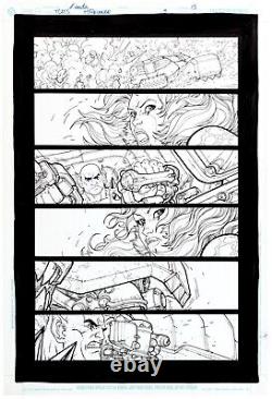 Thundercats Hr #3 Original Comic Art Page Cheetara, Panthro, Thundertank Artwork