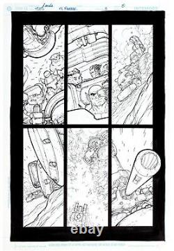 Thundercats Hr #3 Original Comic Art Page Panthro, Tigra, Wiley Kit, Thundertank