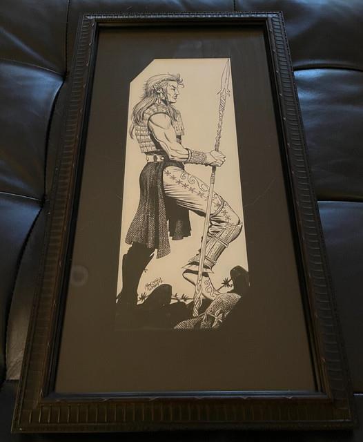 Timothy Truman Original Art Warrior Comic Fantasy