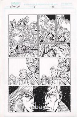 Titan A. E. #1 page 22, Original Comic Art by Al Rio, Dark Horse, Aliens, 2000