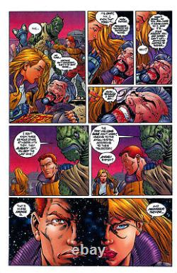 Titan A. E. #1 page 22, Original Comic Art by Al Rio, Dark Horse, Aliens, 2000