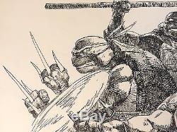 Tmnt Ninja Turtles Original Art Comic Paul Harmon