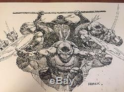 Tmnt Ninja Turtles Original Art Comic Paul Harmon