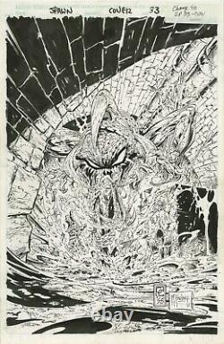 Todd McFarlane Original Comic Cover Art SPAWN #33