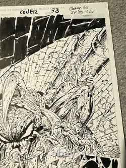 Todd McFarlane Original Comic Cover Art SPAWN #33