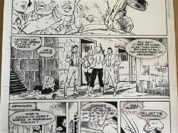 Todd McFarlane original art GI Joe Special 1 pg 19 not spiderman spawn