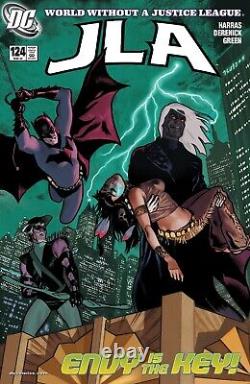 Tom Derenick Signed JLA #124 Original DC Comic Art Page Batman Vs. Green Lantern