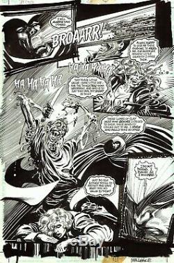 Tom Mandrake Signed 1995 The Spectre Original Art