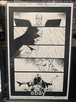 Tony Daniel Pencils Danny Miki Inks Batman Original Art Issue 86 Page 18 DC