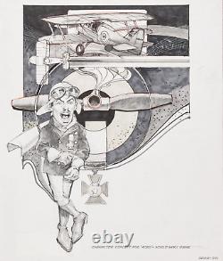 Tony DeZuniga original art (11x16)- Sega concept ilustration Racing Aces (1993)