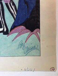 Trina Robbins Panthea original comic art