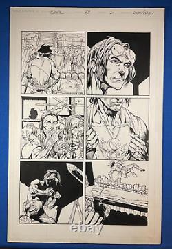 Turok Dinosaur Hunter #47 page 2 Valiant Comics 1996 Original Art