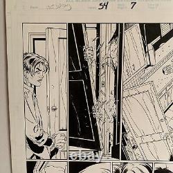 Ultimate Spiderman #54 Pages 7-8 Mark Bagley Original Thibert Hack Shack Studio