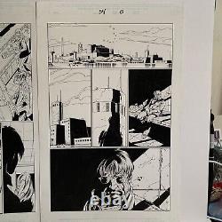 Ultimate Spiderman #54 Pages 7-8 Mark Bagley Original Thibert Hack Shack Studio