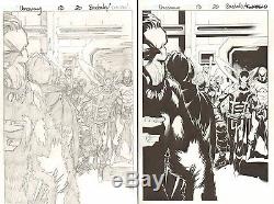 Uncanny X-Men #13 p. 20 Cyclops, Magneto, Magik Splash 2013 by Chris Bachalo