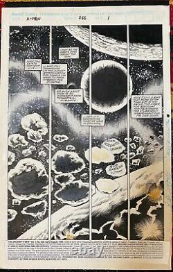 Uncanny X-Men #265 Vol 1 Page 1 Orig Art Claremont Harras Jaaska Rubinstein 1990